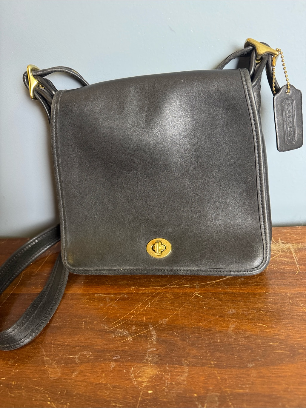 Vintage Coach Legacy 9715 Companion Flap Crossbody Bag